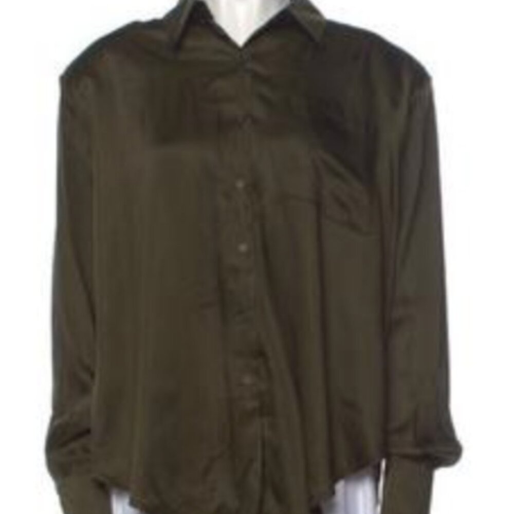 The Frankie Shop Long Sleeve Button-Up Top w/ Tags